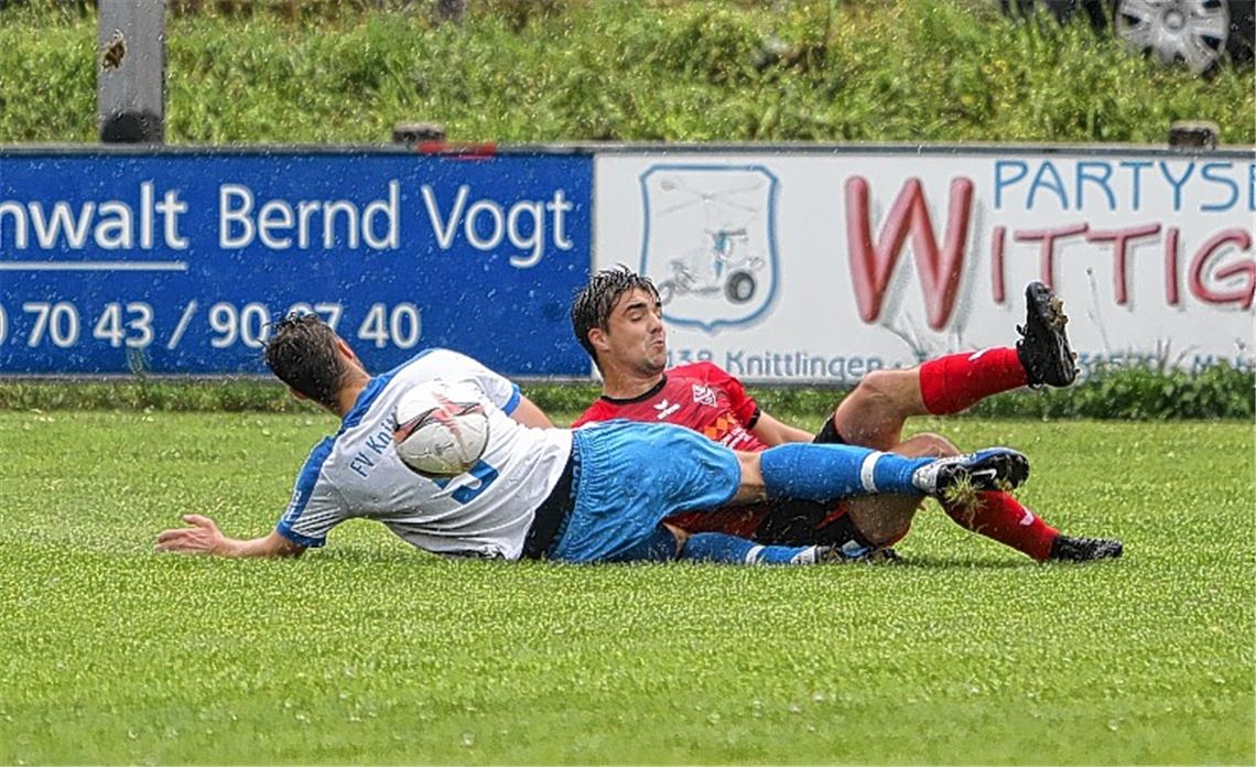 Knittlingen hält eine Halbzeit lang mit