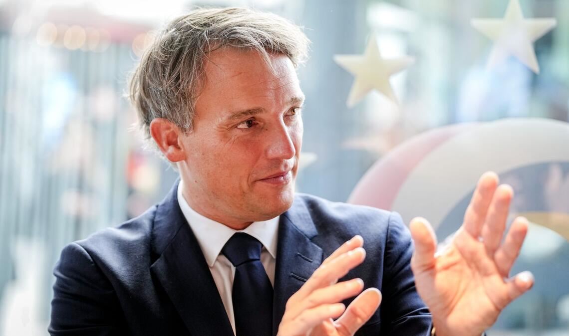 SAP-Chef Christian Klein und weitere Firmenvertreter waren zu Gast beim Digitalgipfel.