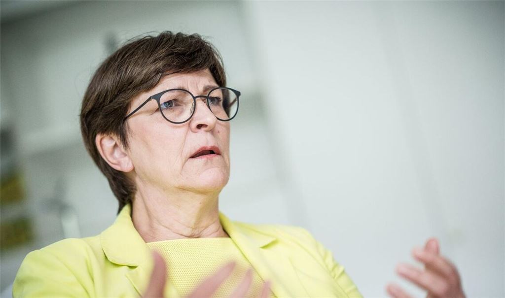 SPD-Chefin Saskia Esken appelliert an die Kompromissbereitschaft der Koalitionspartner.