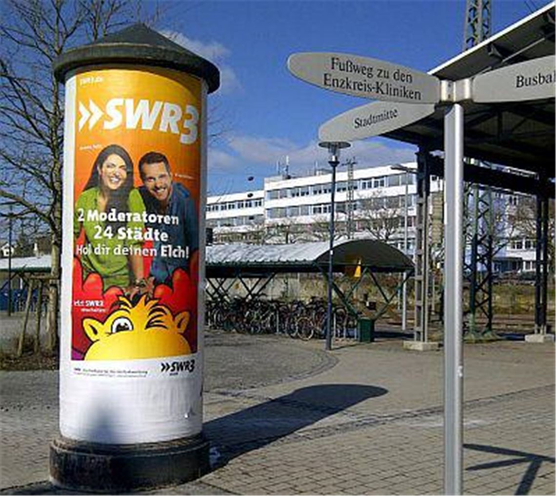 SWR3 verteilt Elche in Mühlacker