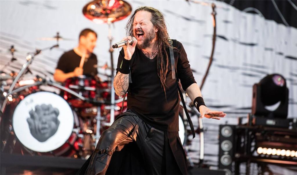 Sänger Jonathan Davis von Korn.