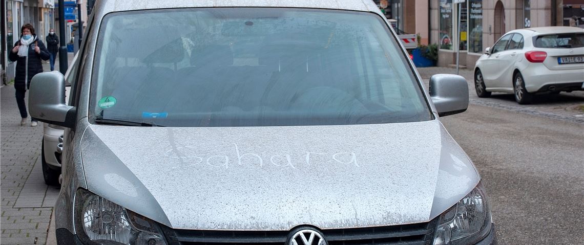 Saharasand in Mühlacker. Foto: Fotomoment
