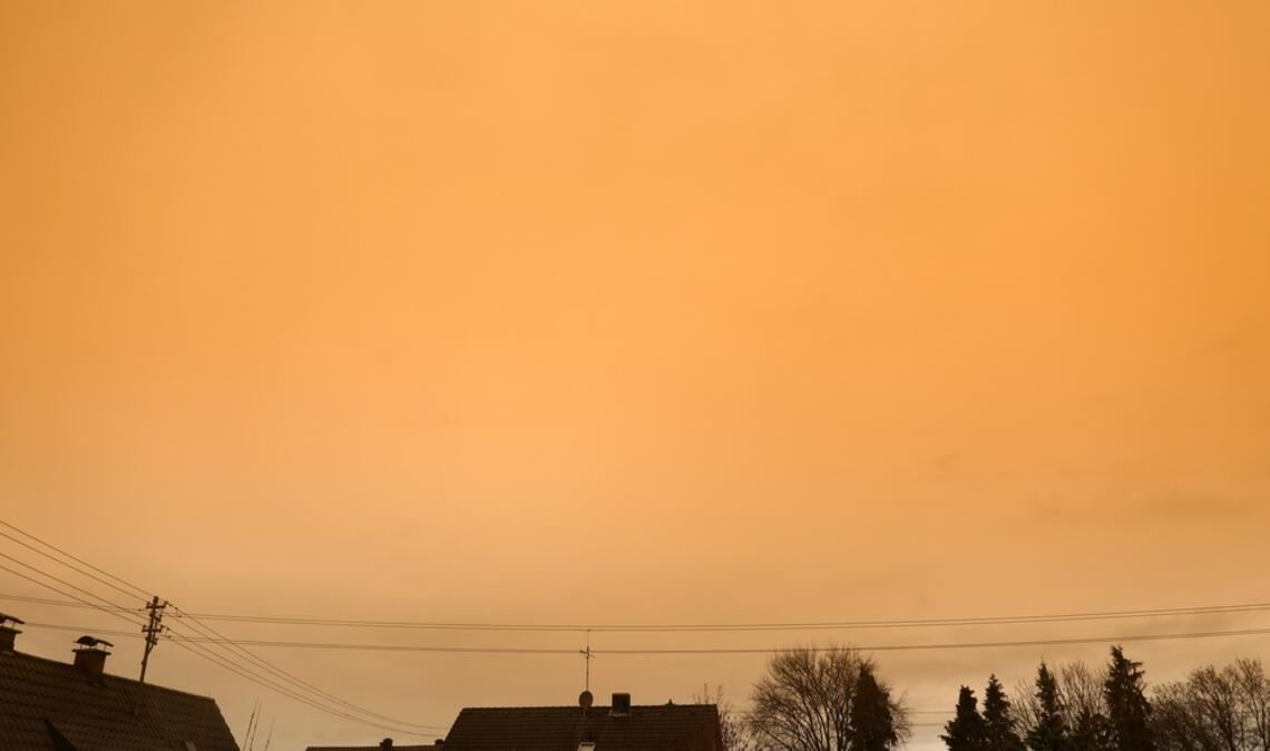 Saharastaub kommt ab Donnerstag nach Baden-Württemberg.
