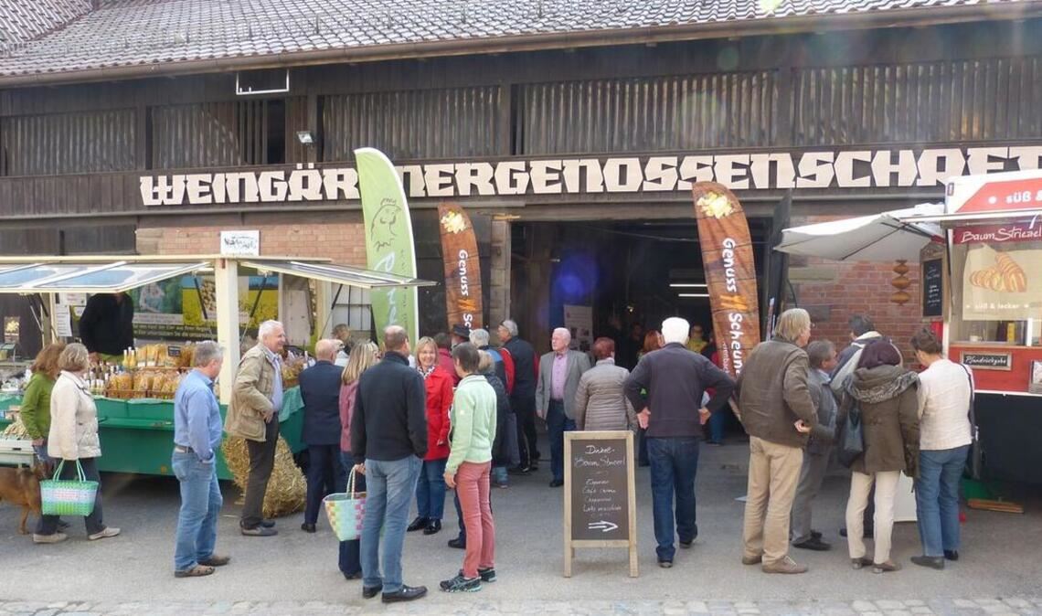 Saisonstart steht bevor: die „Genuss-Scheune“ in Diefenbach. Foto: Enzkreis/Gewiese