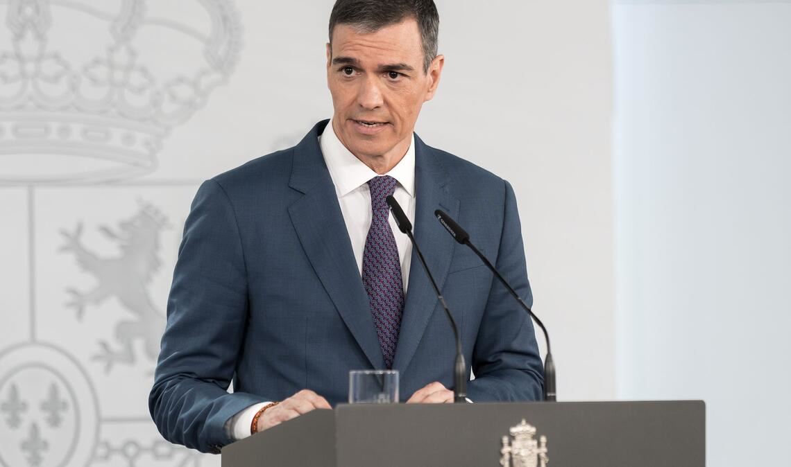 Sánchez blickt in eine ungewisse Zukunft. (Archivbild)