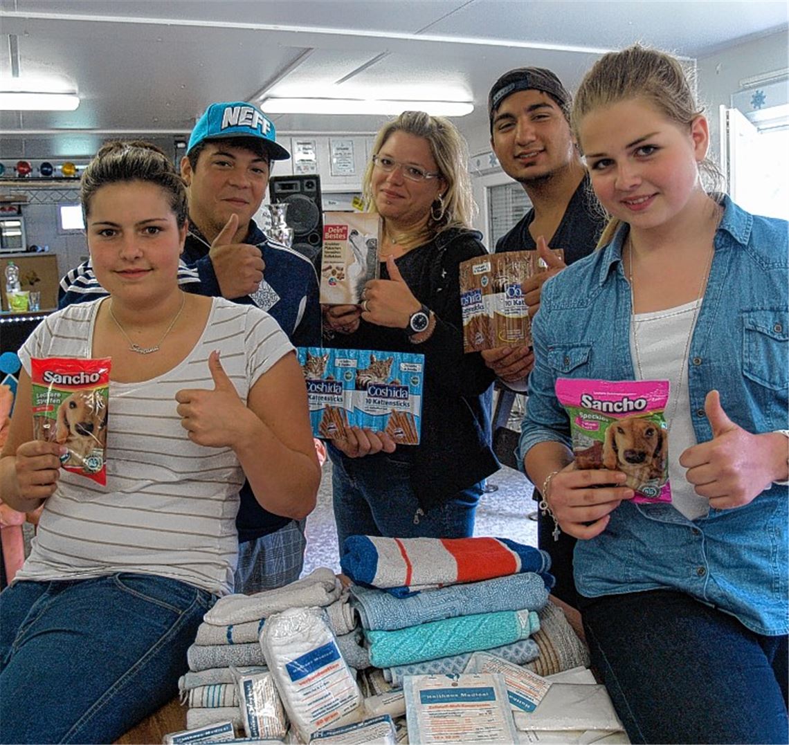 Santana Perea, Baris Yildirim, Nathalie Pavan, Serhat Yilmaz und Michelle Koso (v.li.).