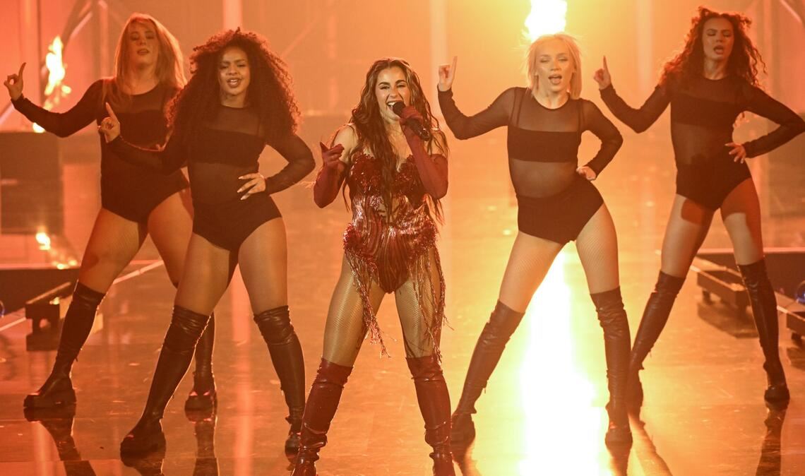 Sarah Engels (Mitte) fährt für Deutschland zum ESC.