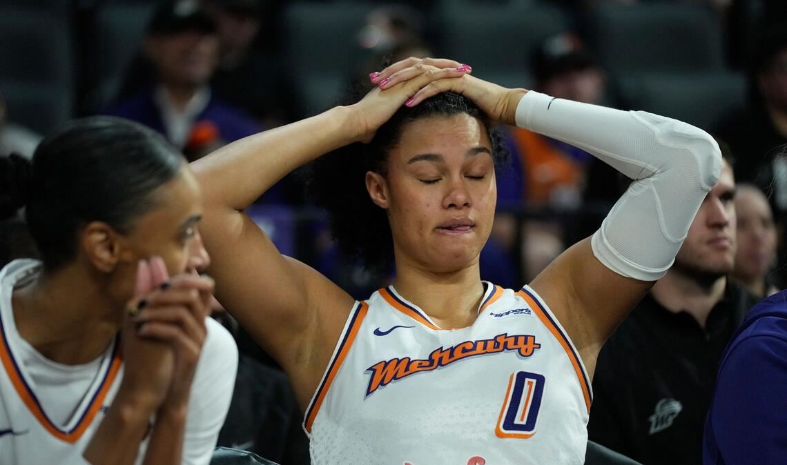 Satou Sabally konnte im vierten Spiel wegen einer Gehirnerschütterung nicht spielen.