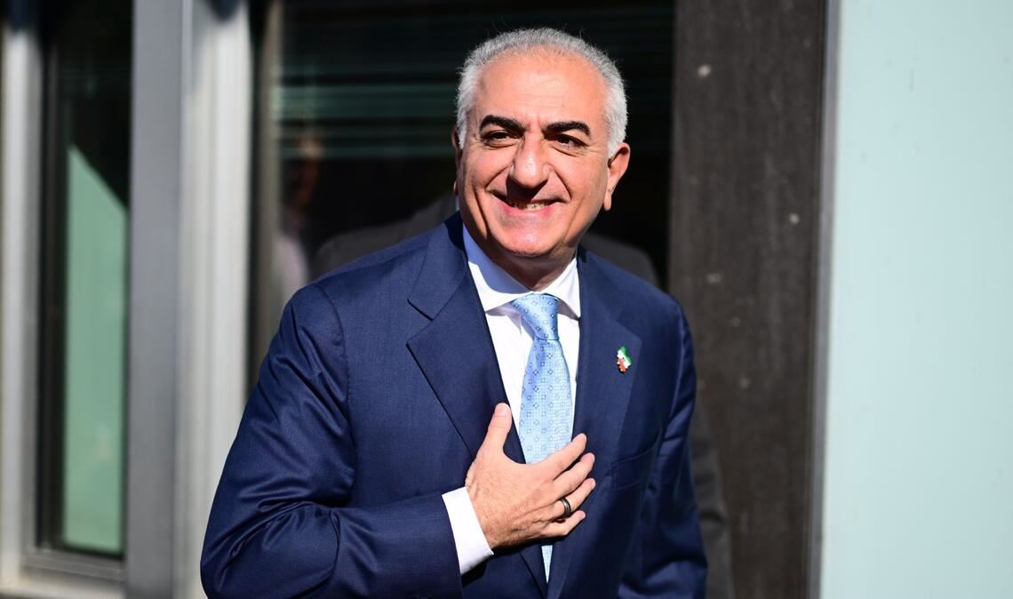 Schah-Sohn Reza Pahlavi besucht Berlin.