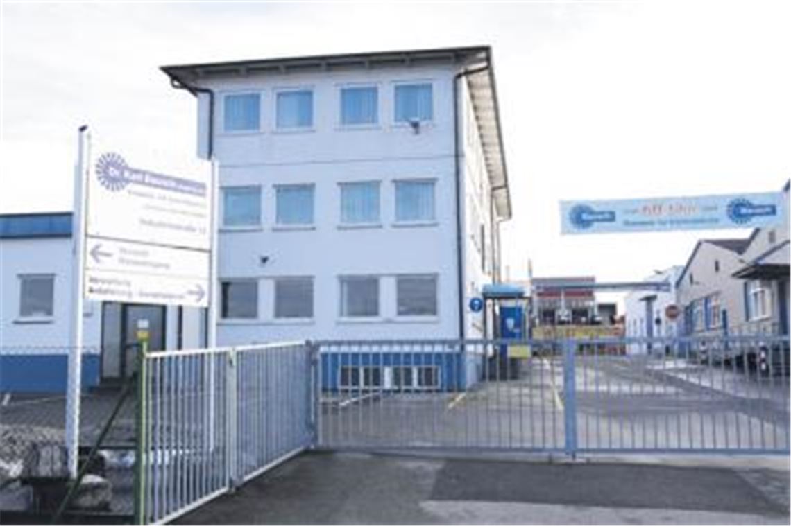 Schauplatz des Verbrechens: eine Firma an der Kleinglattbacher Industriestraße. Foto: Goertz