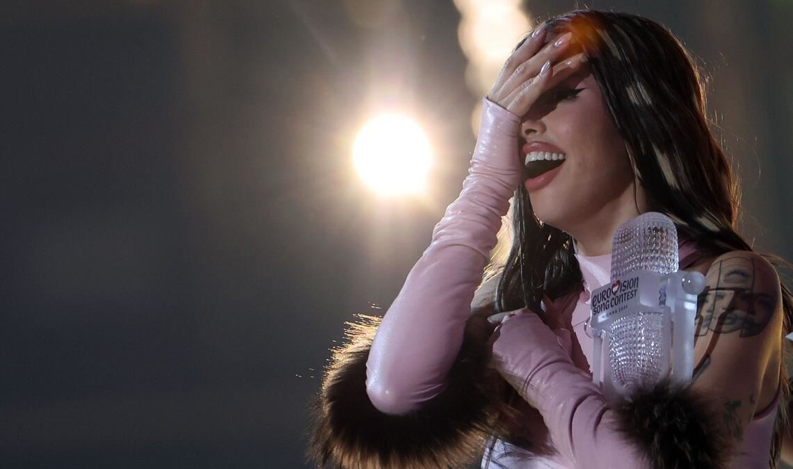 Scheint es kaum fassen zu können: ESC-Siegerin Dara aus Bulgarien.