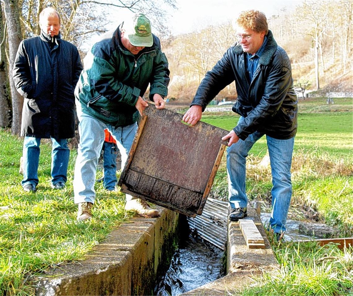 Schieber auf! Die Zuläufe werden wieder freigegeben.