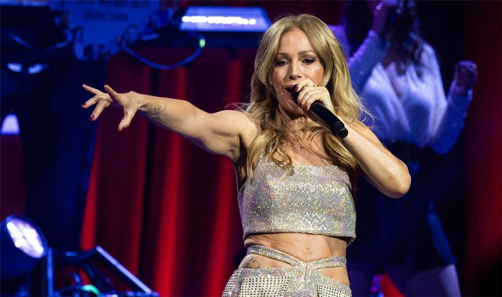 Schlagersängerin Michelle bei ihrer Abschiedsshow in Stuttgart