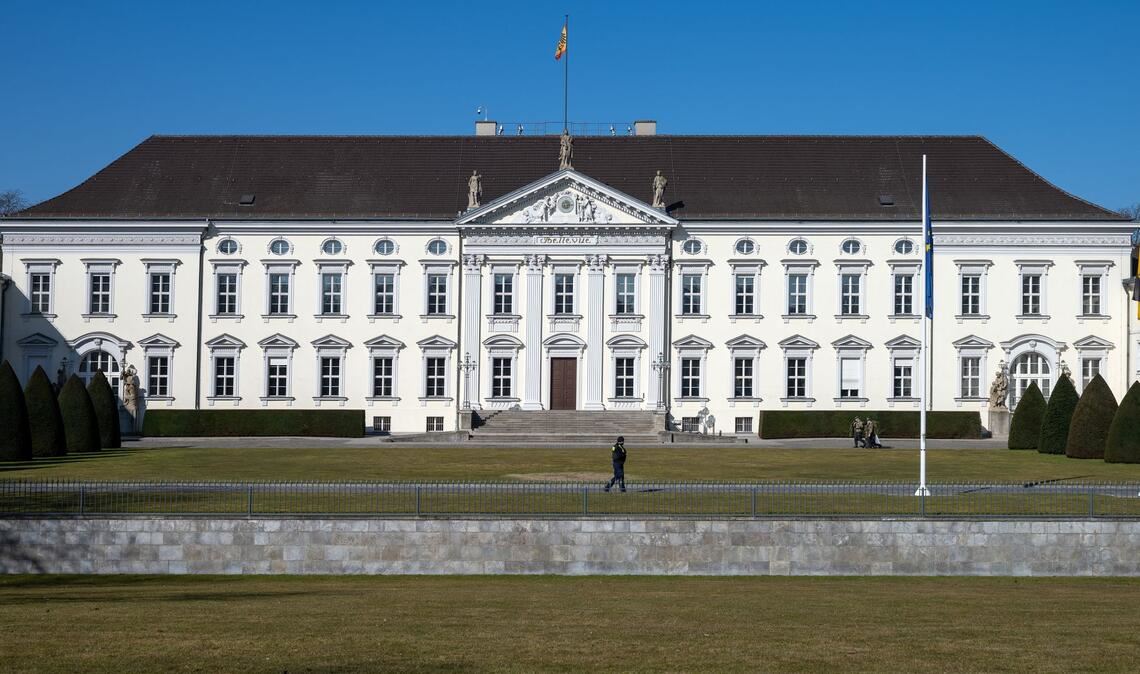 Schloss Bellevue wird bald saniert.