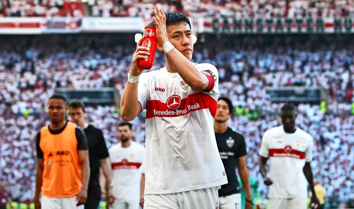 Schlüsselfiguren: Der VfB-Kapitän Wataru Endo . . .
