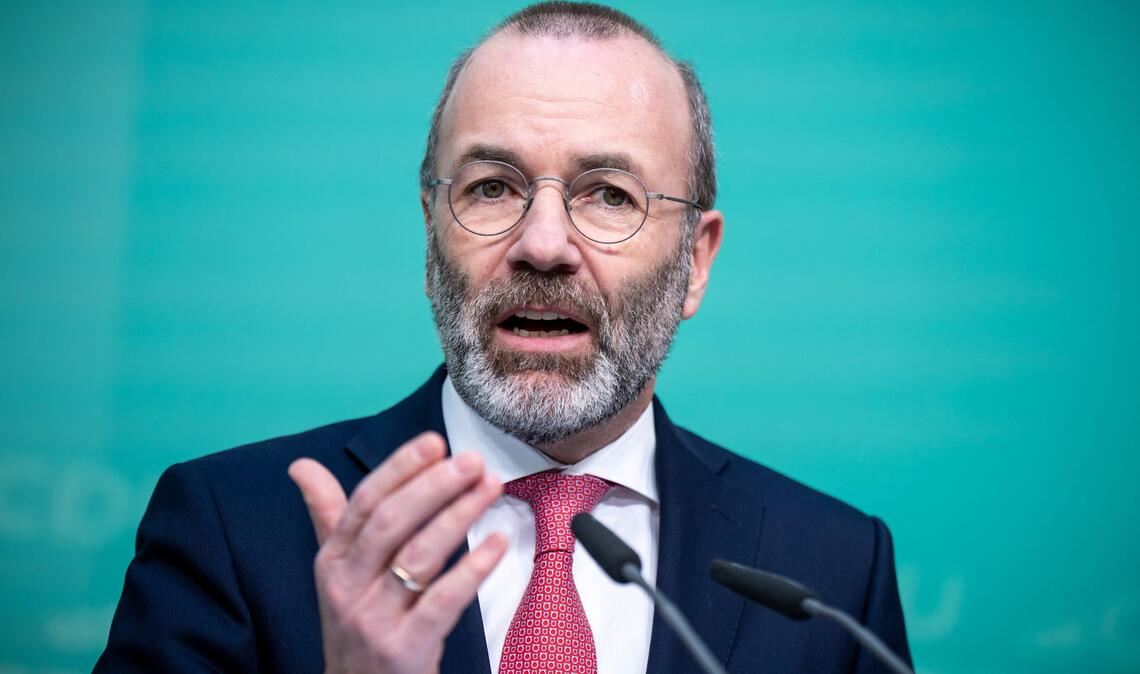 "Schmerzhaft, aber richtig:" EVP-Chef Manfred Weber verteidigt den Zoll-Kompromiss