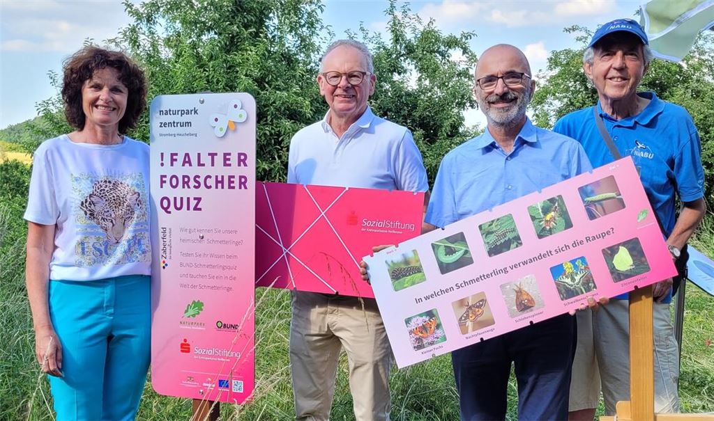 Schmetterlingswissen testen? Am Naturparkzentrum ist das jetzt dank neuer Quiztafeln möglich. Foto: privat