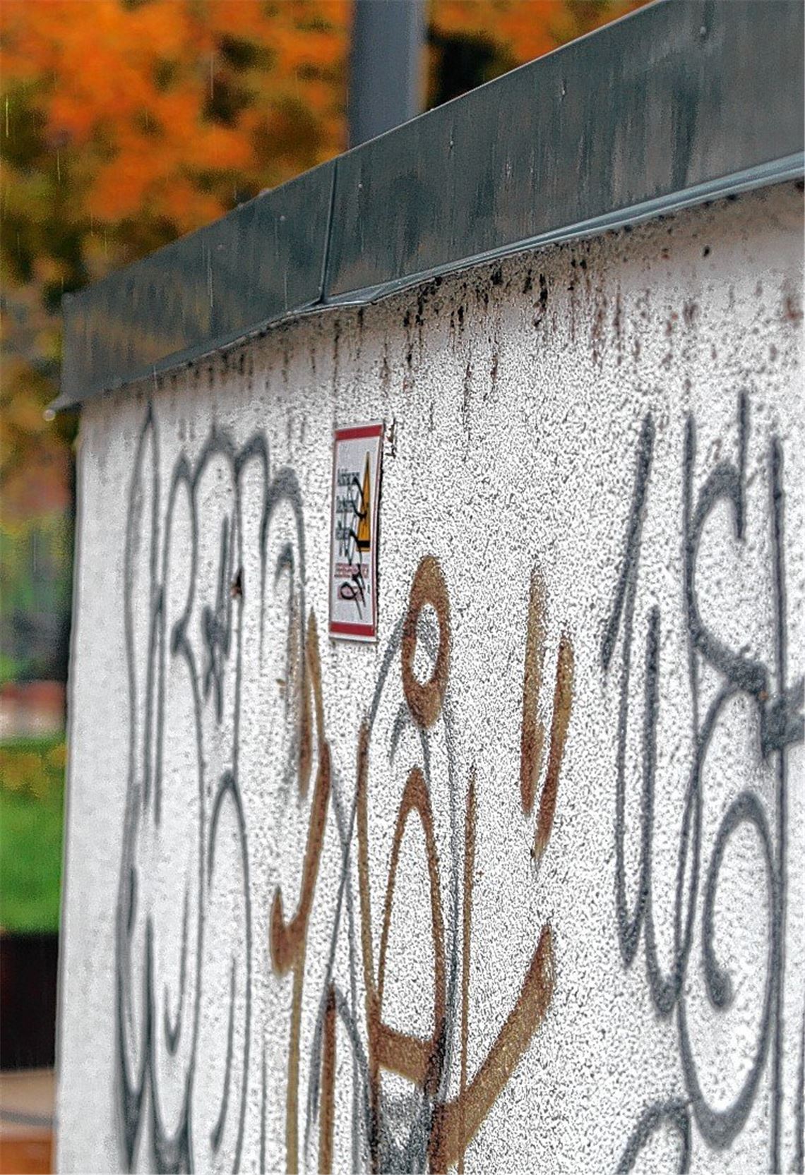 Anti-Graffiti-Mobil wartet auf Einsätze