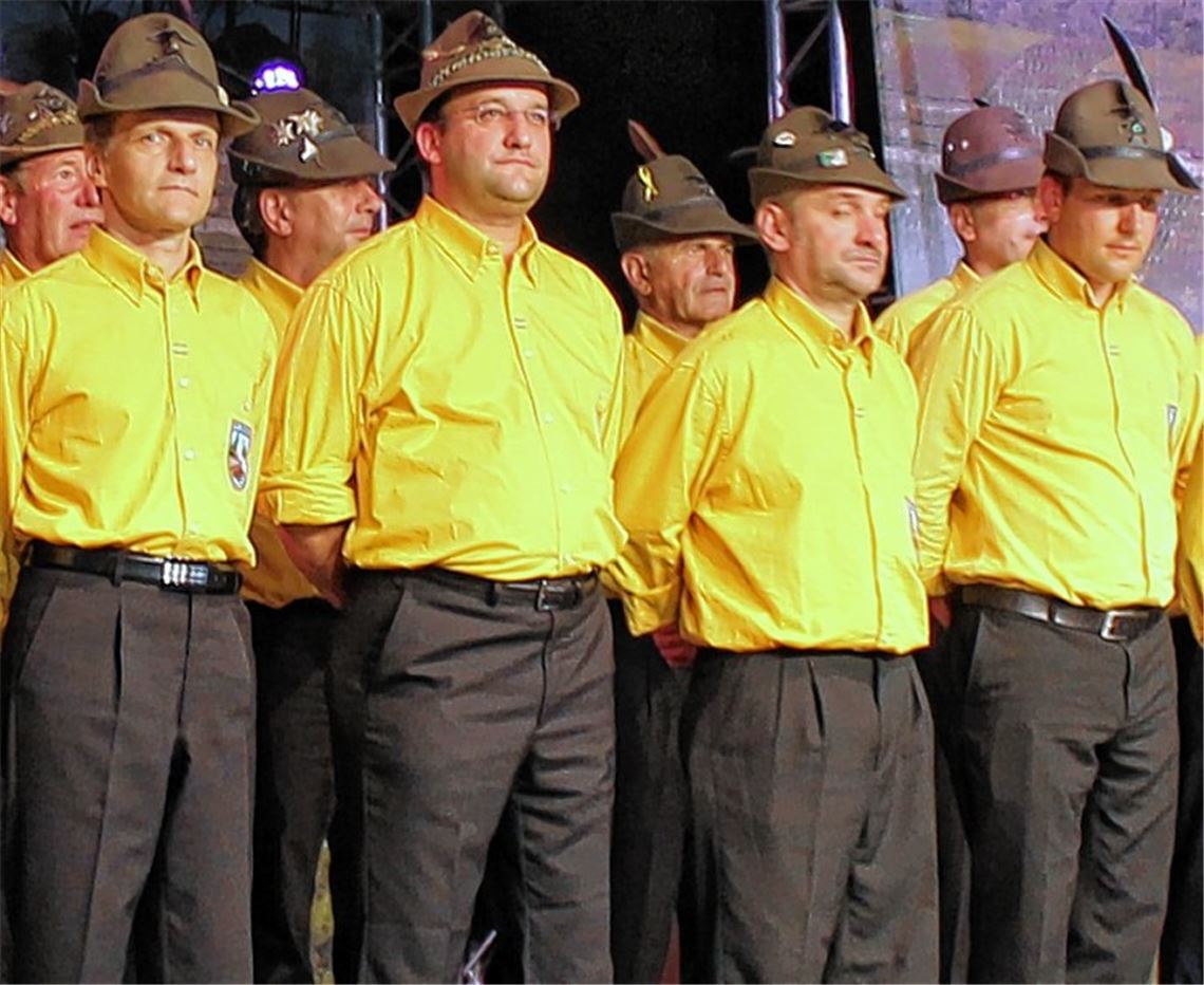 Alpini retten Bassano-Stand auf dem Straßenfest