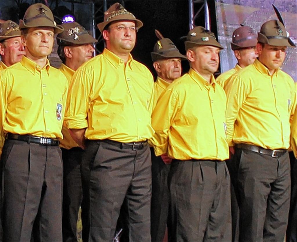Alpini retten Bassano-Stand auf dem Straßenfest
