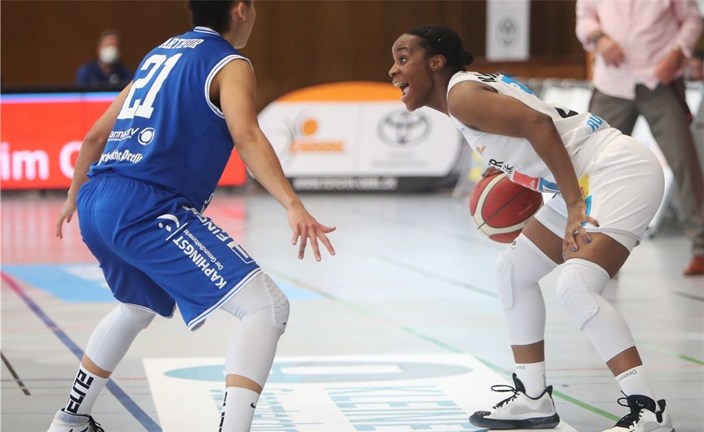 Schon das Hinspiel gegen Marburg hat Keltern (weiß) gewonnen. Foto: Rubner