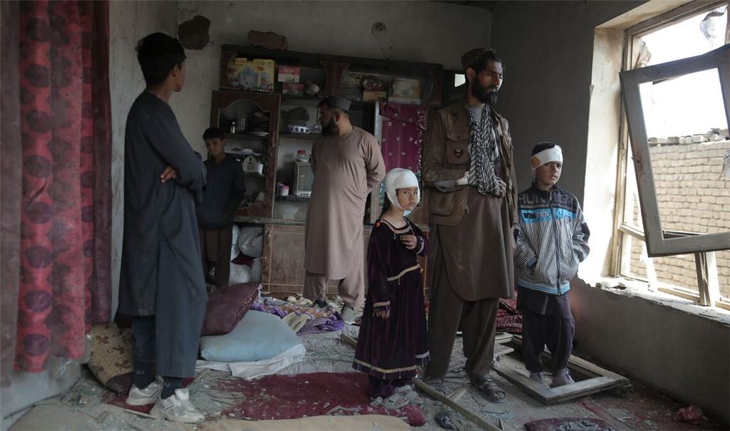 Schon in den letzten Tagen wurden Häuser in Kabul bei pakistanischen Luftangriffen beschädigt. (Archivbild)