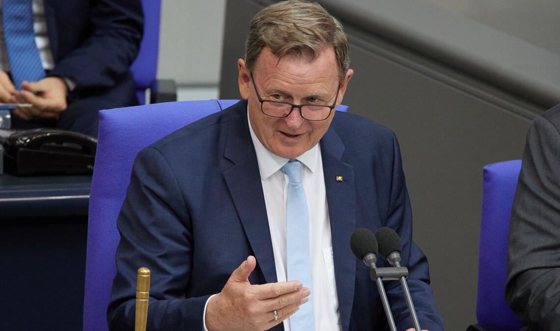Schon in seiner Zeit als Thüringer Ministerpräsident hatte Bodo Ramelow eine Debatte über die Nationalhymne angestoßen. (Archivbild)