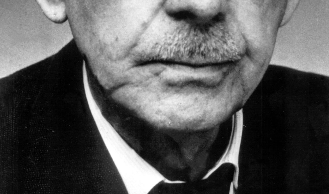 Schon sein erster Roman "Buddenbrooks" machte ihn weltberühmt: Thomas Mann (undatiert).