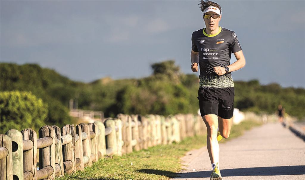 Schritt für Schritt dem Karriereende entgegen. Sebastian Kienle freut sich auf den Triathlon an diesem Sonntag in seiner Heimatstadt. Fotos: Archiv