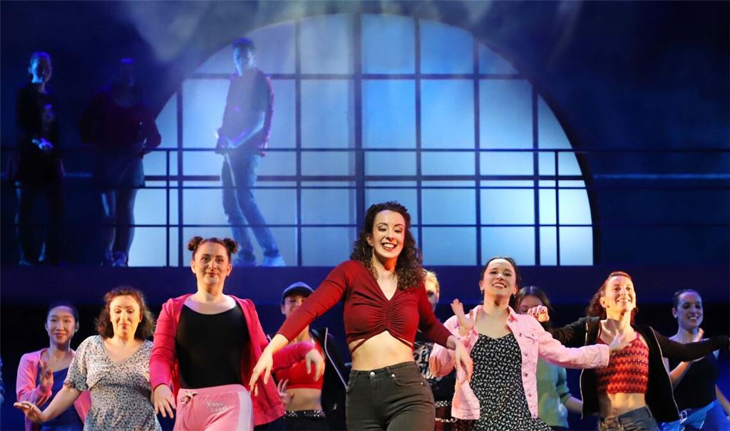 Schüler der „High School of Music and Art“ in Manhattan träumen vom Ruhm – der Stoff für eine mitreißende Inszenierung am Theater Pforzheim. Foto: Theater Pforzheim/Haymann