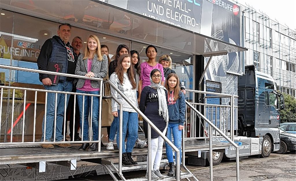 Truck wirbt für Metallberufe