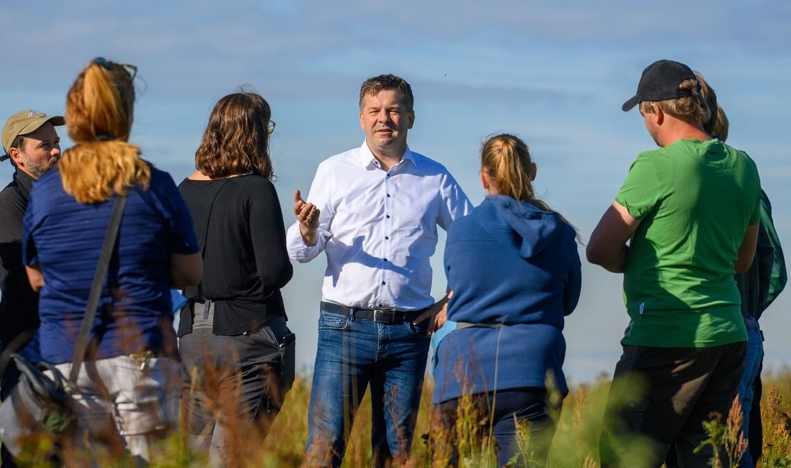 Schulze war schon als Minister für Wirtschaft, Tourismus, Landwirtschaft und Forsten viel unterwegs. (Archivbild)