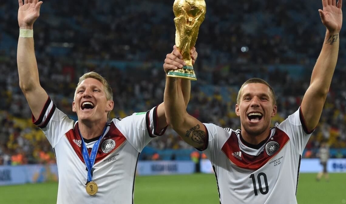 Schweini und Poldi waren lange Zeit das Traum-Duo der Nationalmannschaft. (Archivbild)