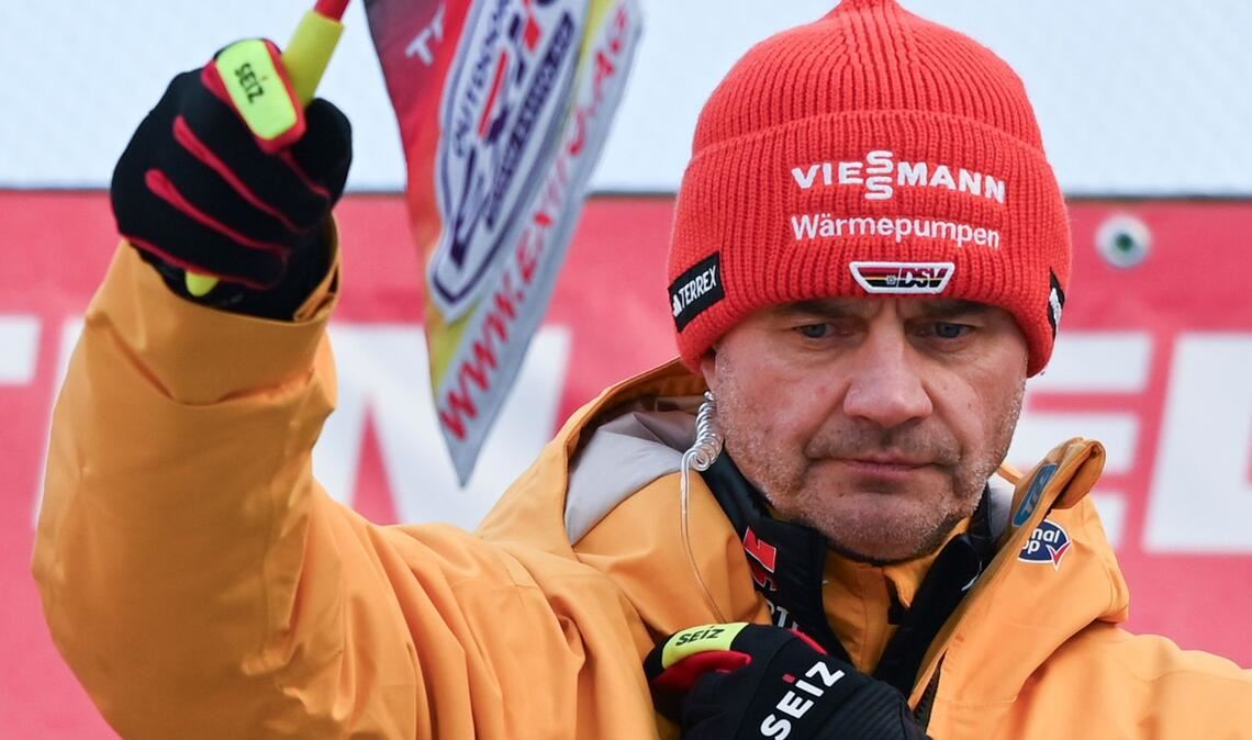 Schwenkt in dieser Saison letztmals die deutsche Fahne an der Schanze: Stefan Horngacher.