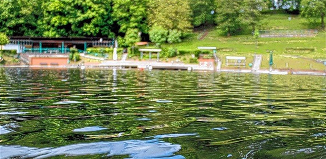 Baden im Tiefen See trotz Pandemie