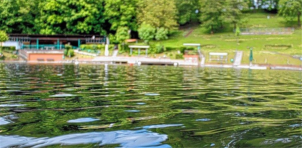 Baden im Tiefen See trotz Pandemie