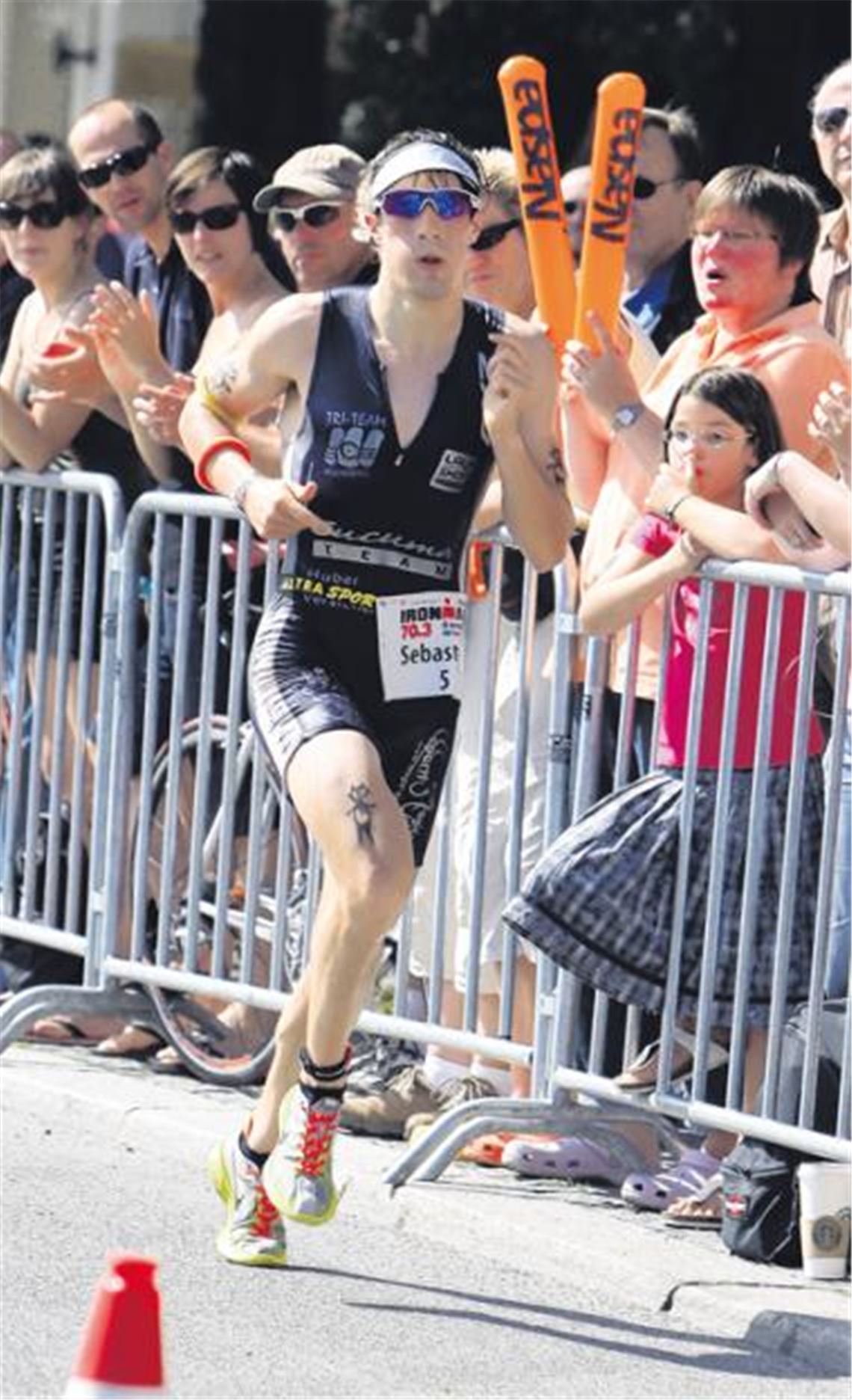 Sebastian Kienle zeigt in Wiesbaden beim Halb-Ironman eine starke Leistung. Noch stärker ist nur Michael Raelert, der sich mit einem neuen Streckenrekord den EM-Titel sichert.
Archivfoto: Roskaritz