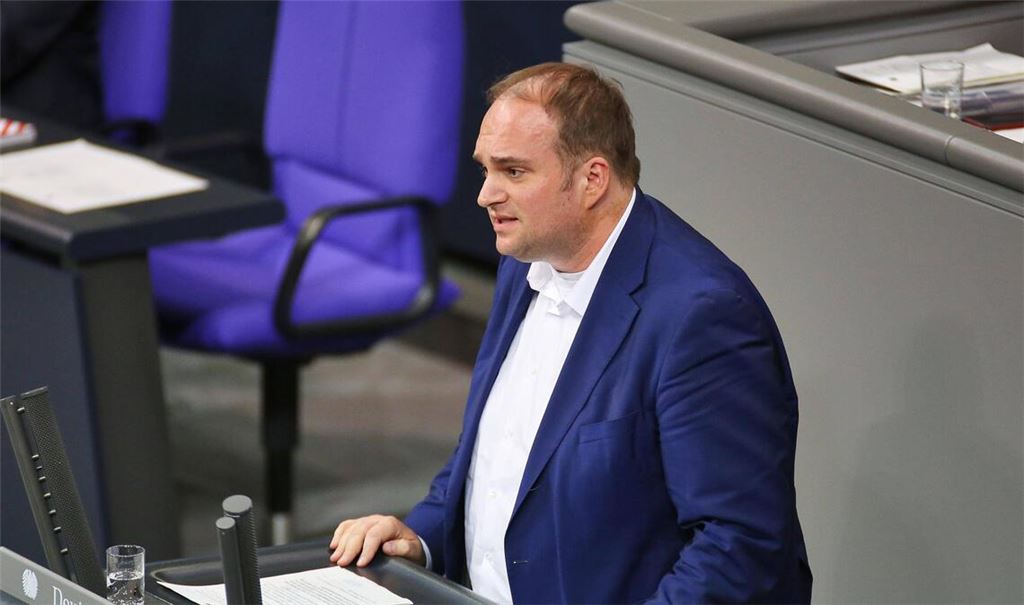 Sebastian Roloff (SPD) im Bundestag. (Archivbild)
