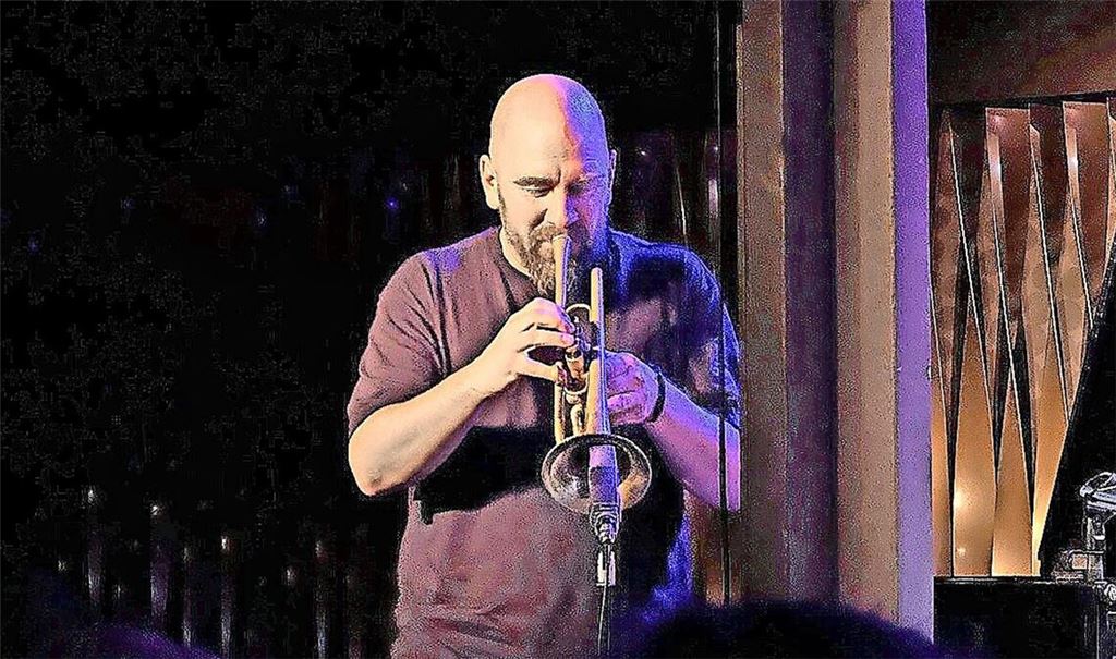 Sebastian Studnitzky beim Konzert im Bix