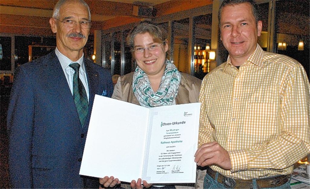 Apotheke feiert 50-jähriges Bestehen