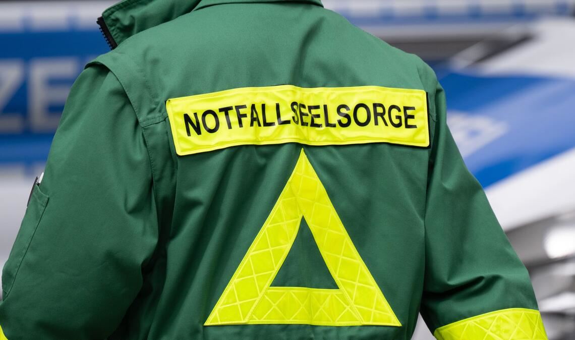 Seelsorger kümmern sich um die Angehörigen