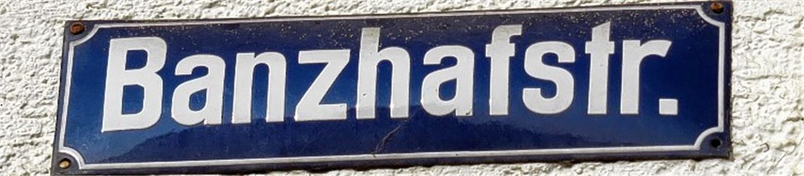 Sein Heimatort hat Gottlob Banzhaf unter anderem mit einer Straße geehrt.Becker