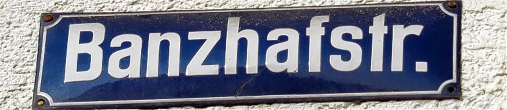 Sein Heimatort hat Gottlob Banzhaf unter anderem mit einer Straße geehrt.Becker