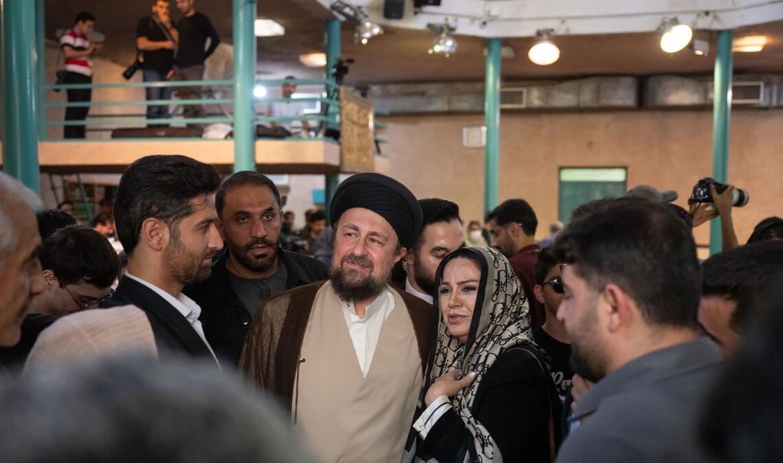 Sein politisches Gewicht bezieht Hassan Chomeini vor allem aus seinem Familiennamen. (Archivbild)