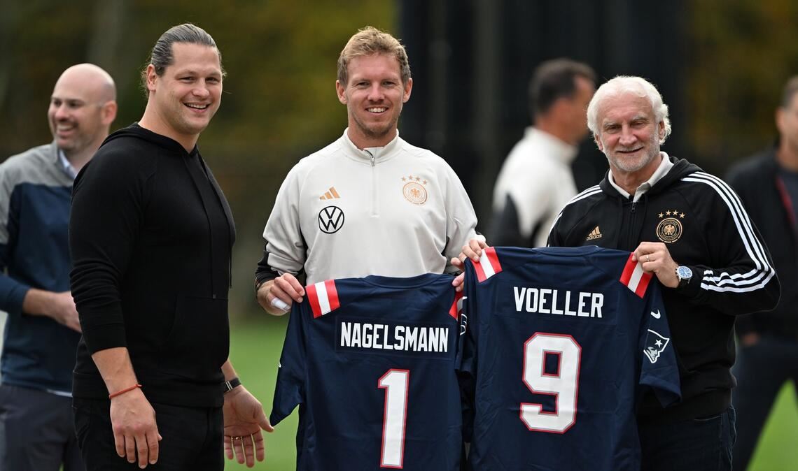Seine ersten Trainingseinheiten als Bundestrainer absolvierte Nagelsmann in Foxborough. (Archivbild)