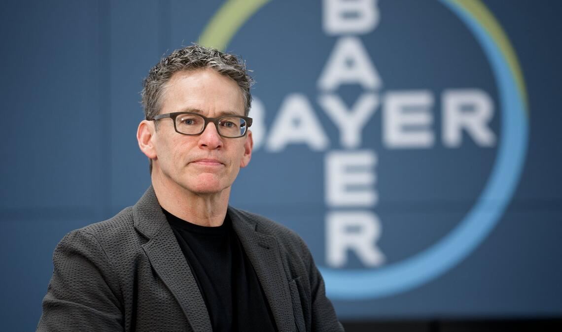 Seit 2023 an der Bayer-Konzernspitze: Bill Anderson.