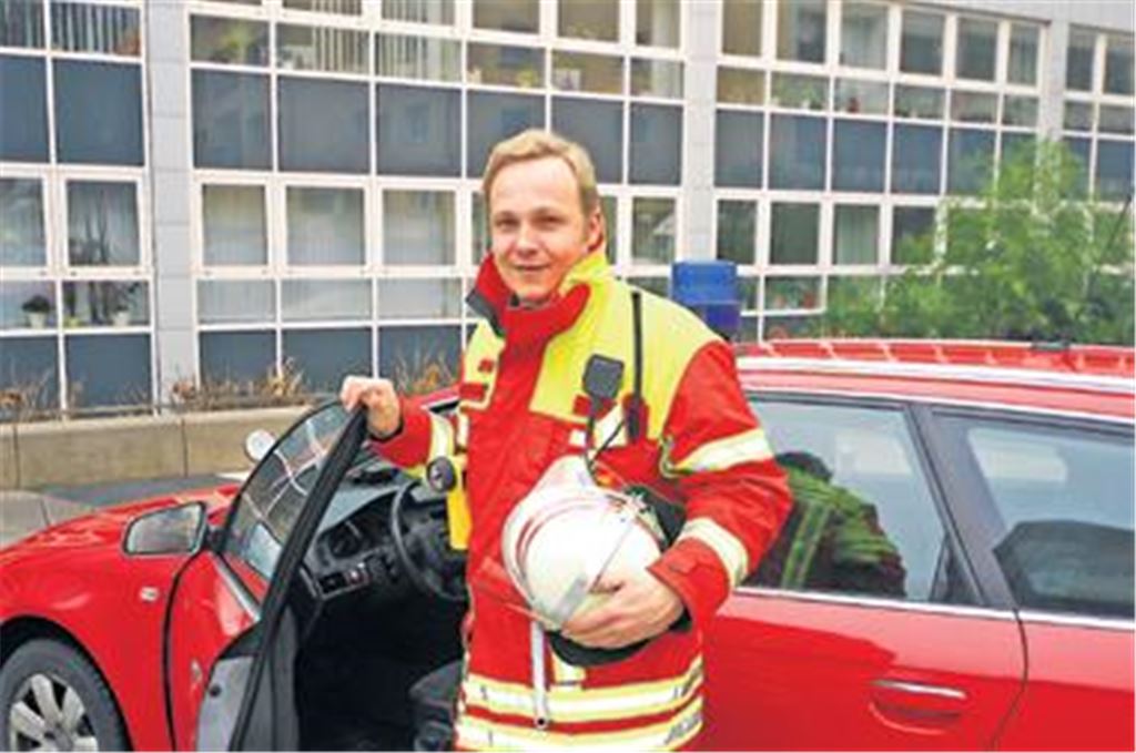 Seit Januar im Amt: Kreisbrandmeister Christian Spielvogel.
Foto: Kollros