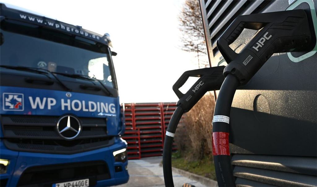 Seit einigen Jahren gehören bei der WP Spedition in Zwickau auch Elektro-Lkw zum Fuhrpark.