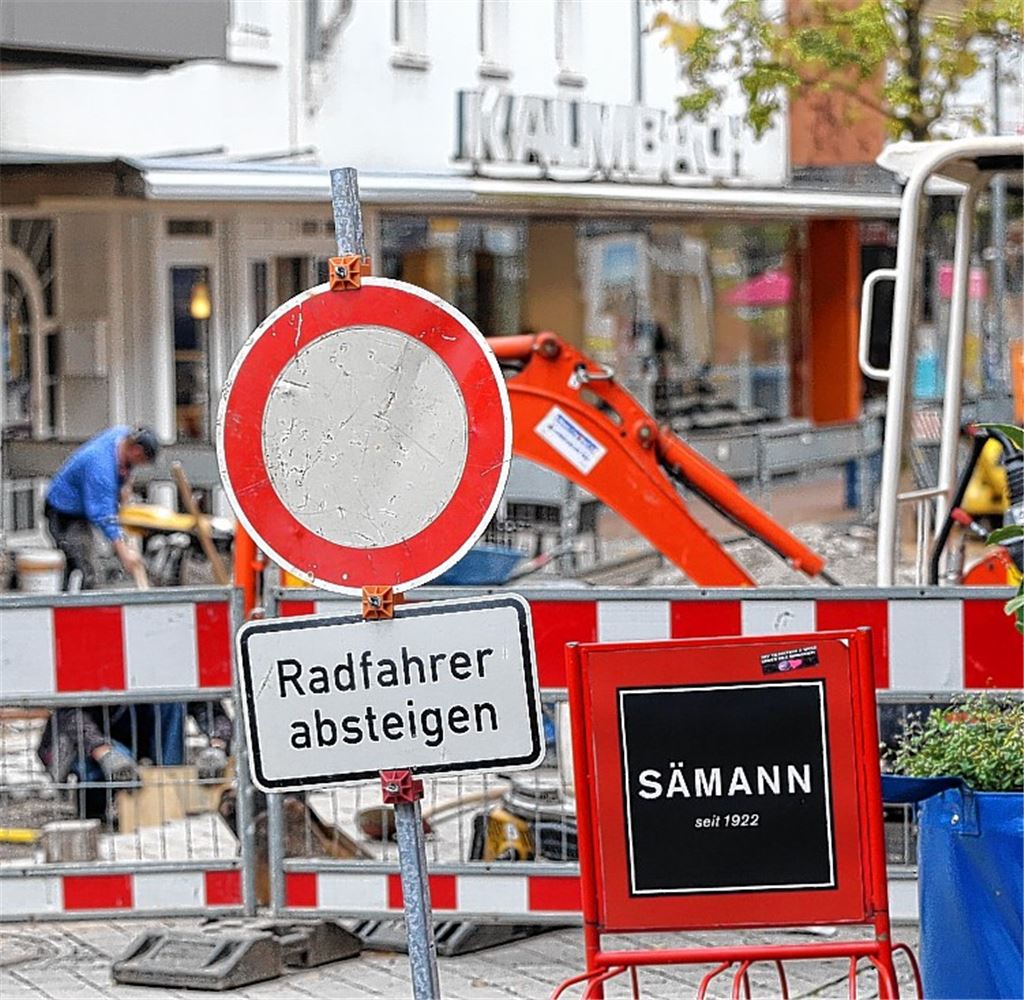Innenstadt-Baustelle geht in den Endspurt