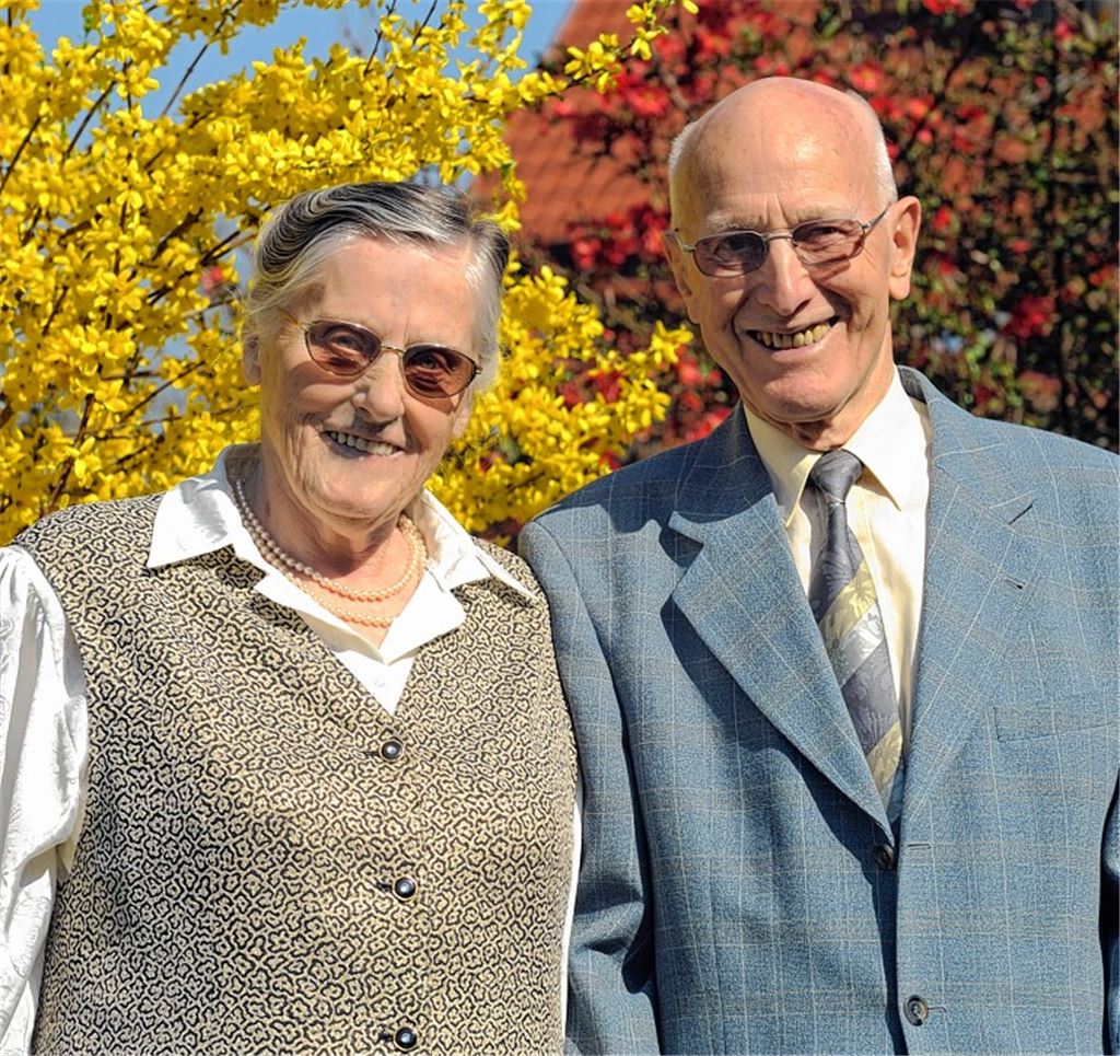 Seit sechs Jahrzehnten verheiratet: Marta und Otto Kirschner. Foto: Fotomoment